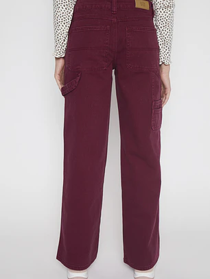 Pantalón Baggy Lola Burdeo Familyshop