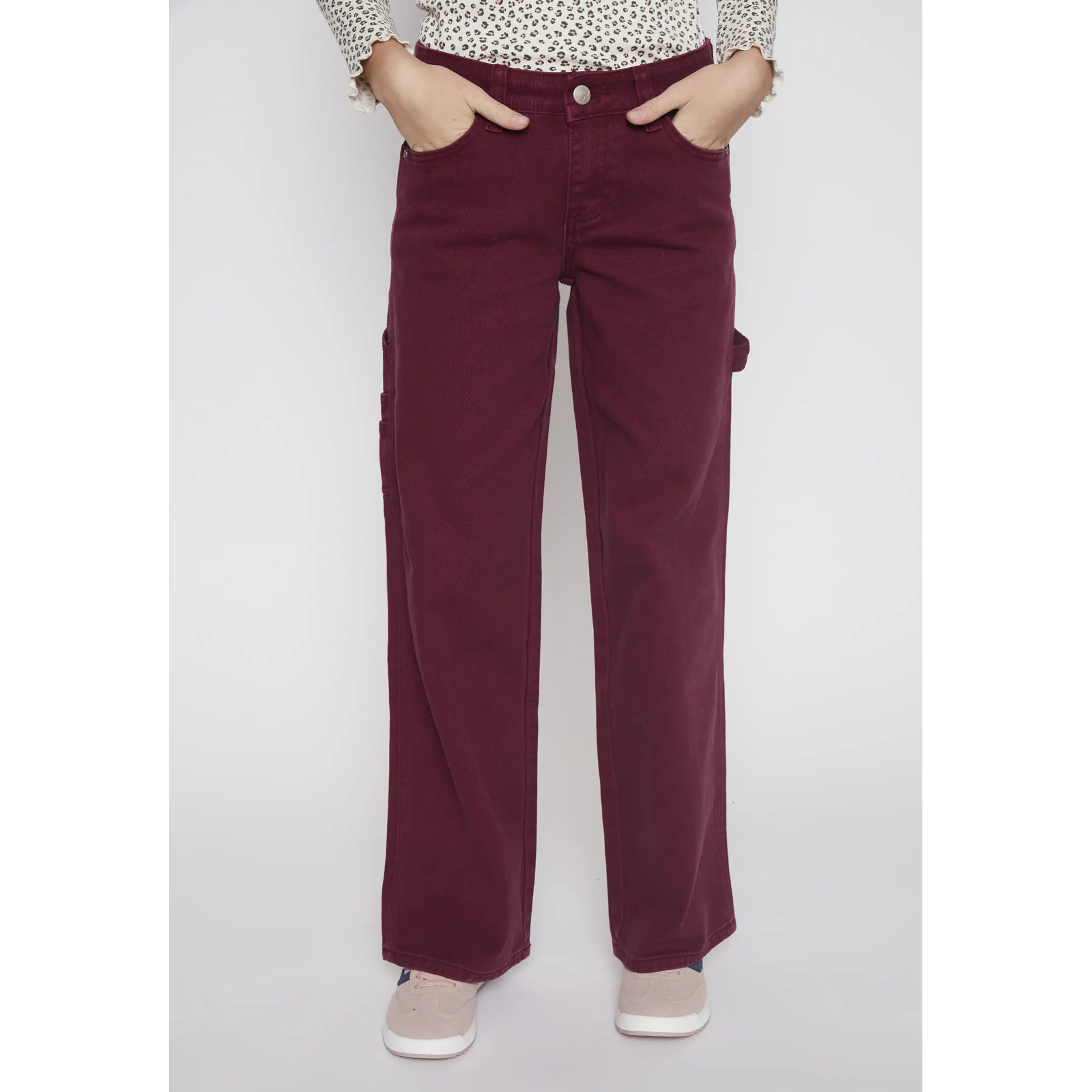 Pantalón Baggy Lola Burdeo Familyshop 1