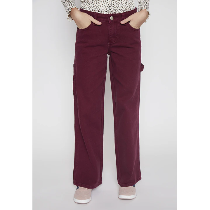 Pantalón Baggy Lola Burdeo Familyshop 1