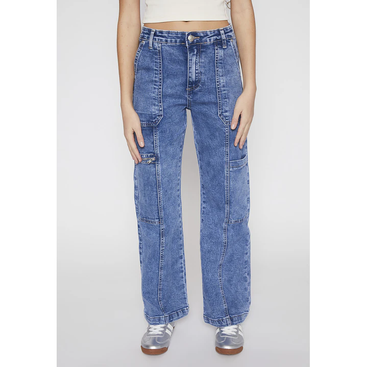 Jeans Procesado Lola Azul Familyshop 1