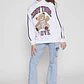 Jeans Flare Costura Lola Azul Familyshop - Miniatura 4