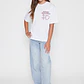 Polera Oversize LLavero  Lola Blanco Familyshop - Miniatura 4