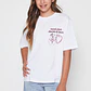 Polera Oversize LLavero  Lola Blanco Familyshop - Miniatura 1