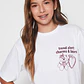 Polera Oversize LLavero  Lola Blanco Familyshop - Miniatura 3