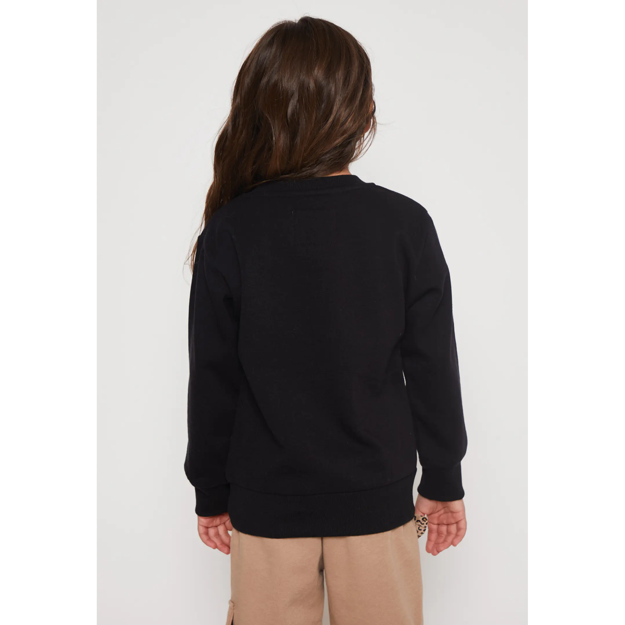 Polerón Oso Niña Negro Familyshop 2