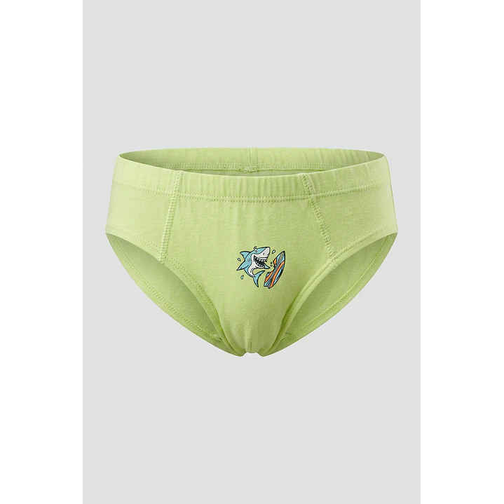 Slip Tripack Niño Verde Print Family Shop 1