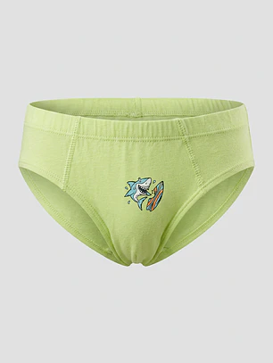 Slip Tripack Niño Verde Print Family Shop