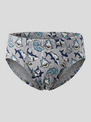 Slip Tripack Niño Azul Print Family Shop