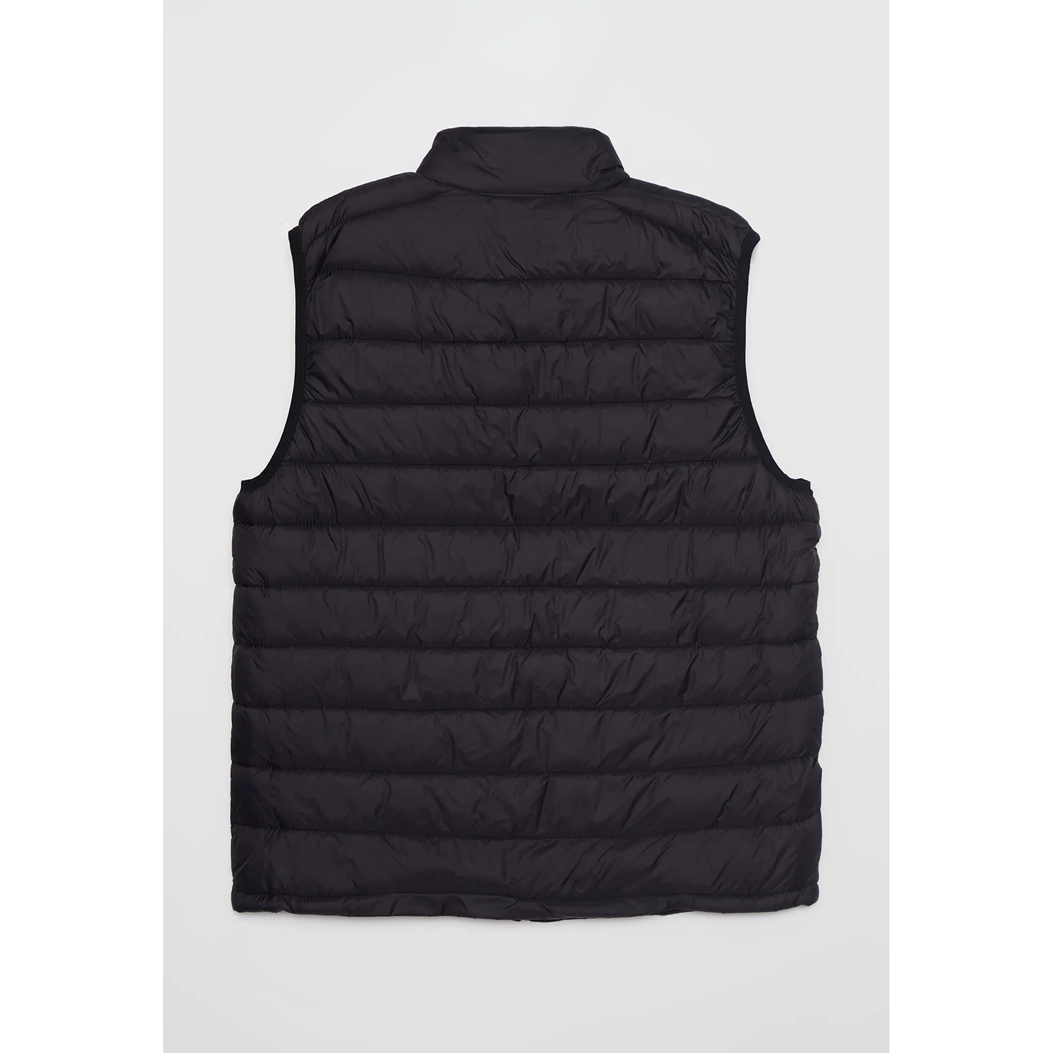 Parka Basic Sin Manga Hombre Negro Familyshop 2