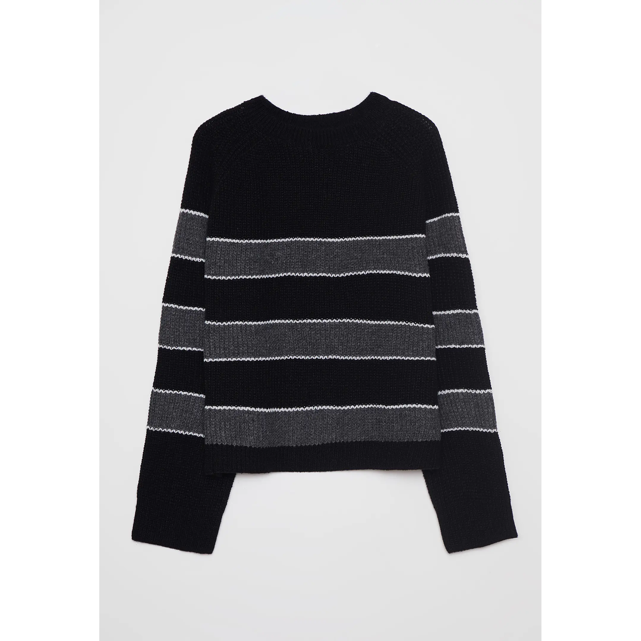 Sweater Franja Mujer Negro Familyshop 2