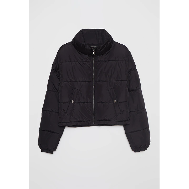 Parka Puffa Mujer Negro Familyshop 1