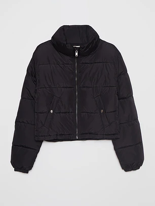 Parka Puffa Mujer Negro Familyshop