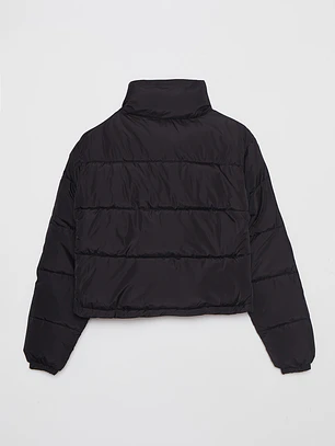 Parka Puffa Mujer Negro Familyshop