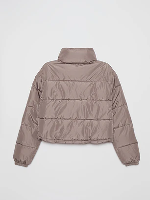 Parka Puffa Mujer Beige Familyshop