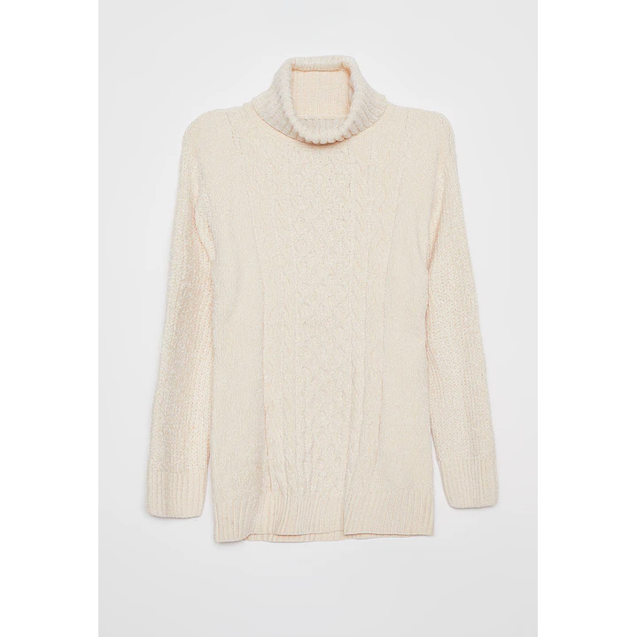 Sweater Chenille Mujer Crudo Familyshop 1