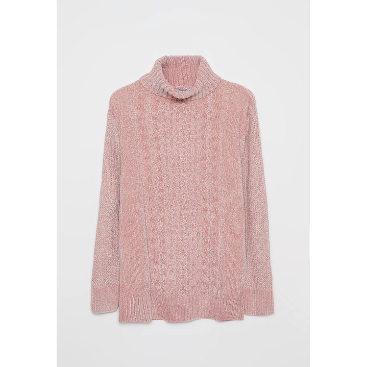 Sweater Chenille Mujer Rosado Familyshop 1