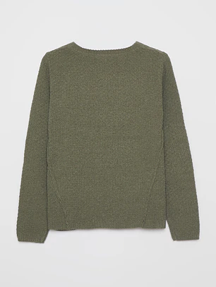 Sweater Chenille Mujer Verde Familyshop