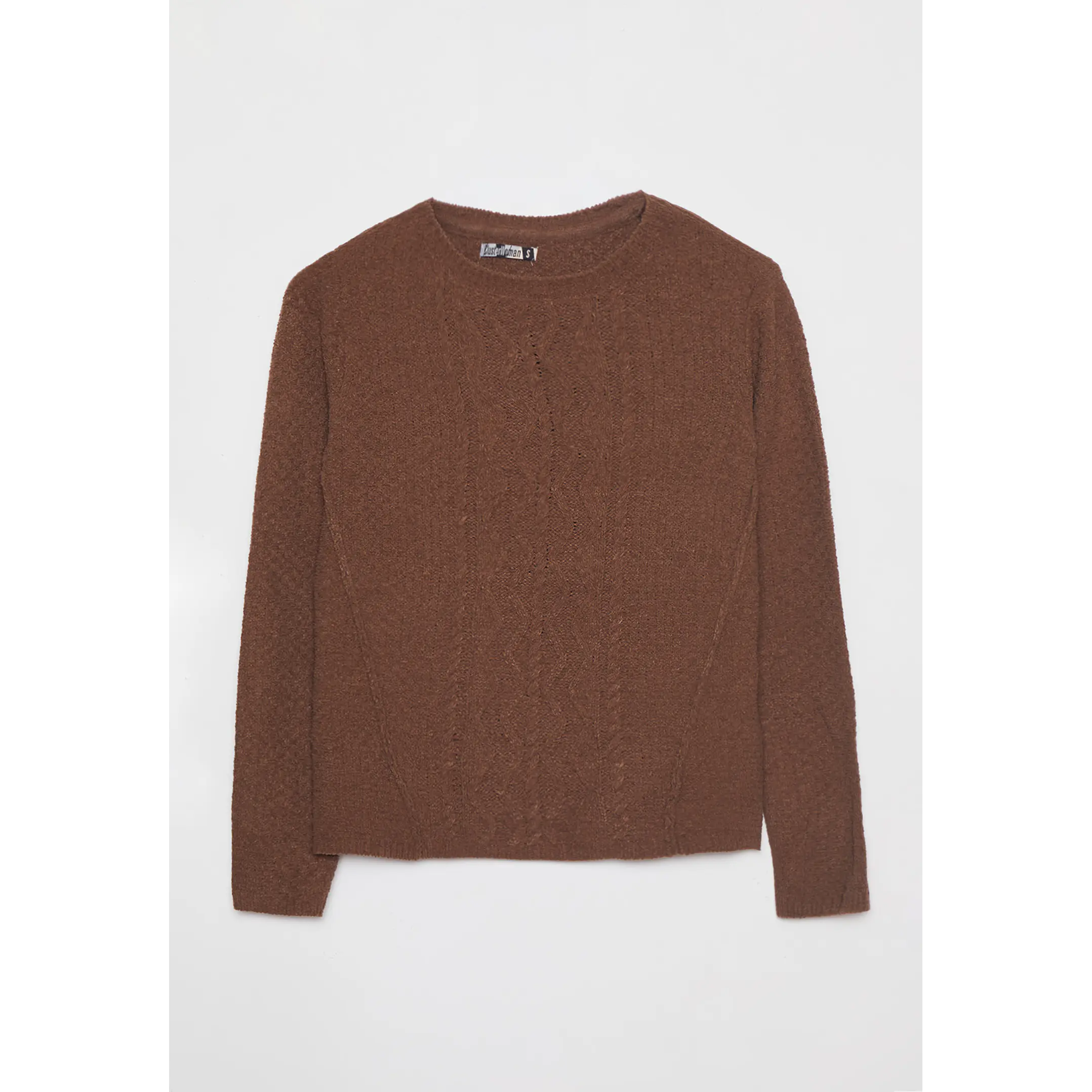 Sweater Chenille Fantasía Mujer Café Familyshop 1