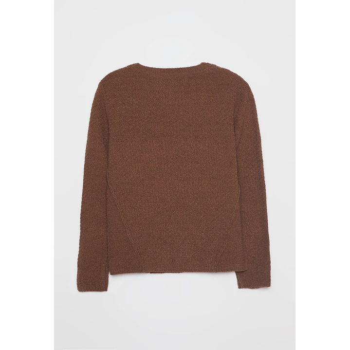 Sweater Chenille Fantasía Mujer Café Familyshop 2