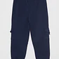 Pantalón Buzo Cargo Niño Azul Familyshop - Miniatura 2