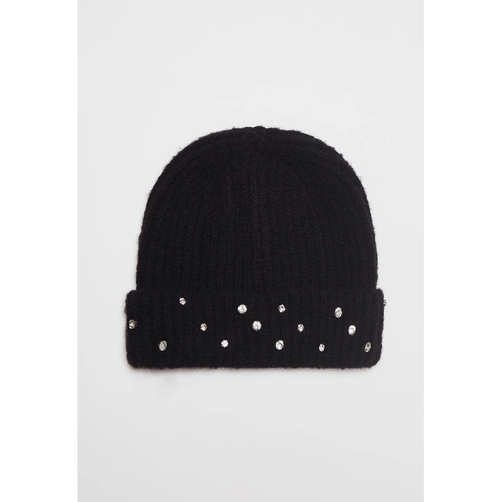 Gorro Brillo Mujer Negro Familyshop 1