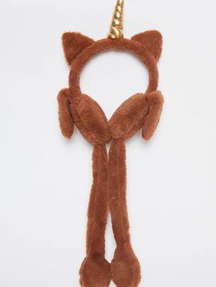 Orejera Unicornio Niña Café Familyshop