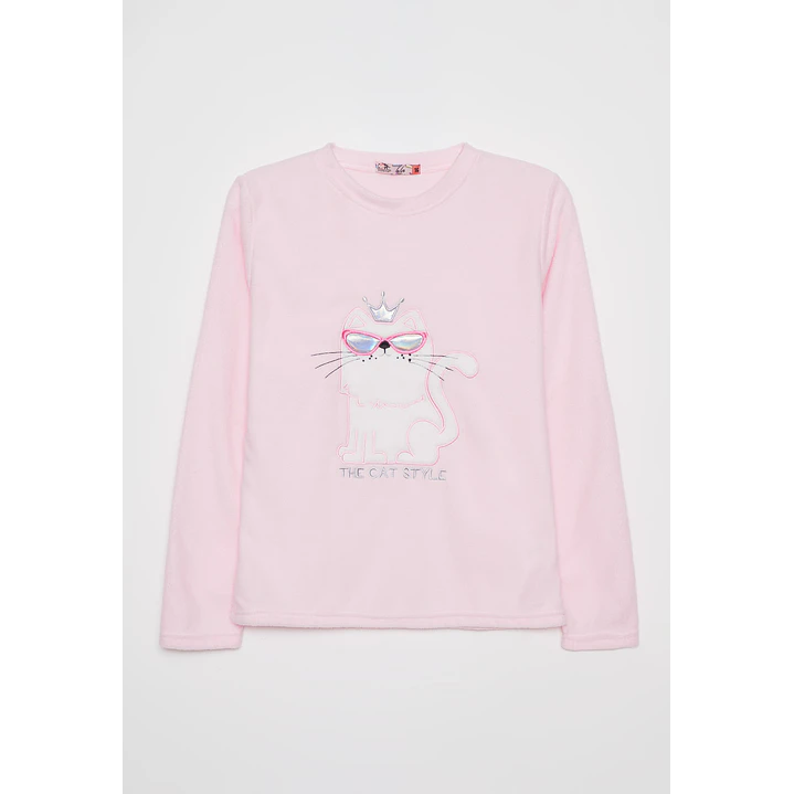 Pijama Polar Lola Rosado Familyshop 1