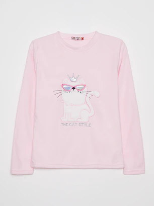 Pijama Polar Lola Rosado Familyshop