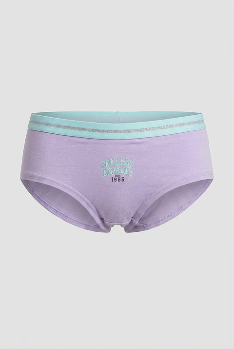 Calzon Tripack Lola Morado Liso Family Shop
