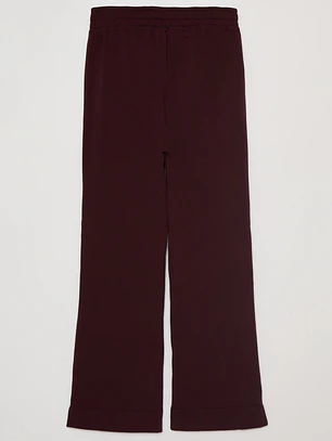 Pantalón Buzo Basic Mujer Burdeo Familyshop