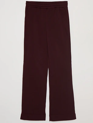 Pantalón Buzo Basic Mujer Burdeo Familyshop