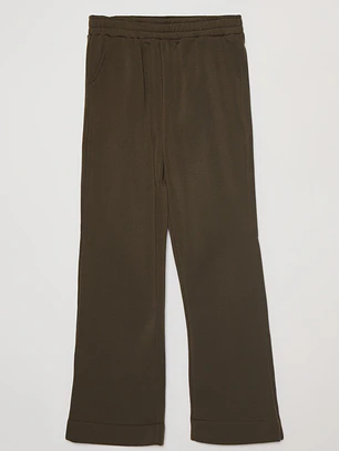 Pantalón Buzo Basic Recto Mujer Verde Familyshop