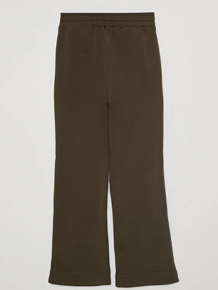 Pantalón Buzo Basic Recto Mujer Verde Familyshop