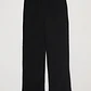 Pantalón Buzo Recto Basic Mujer Negro Familyshop - Miniatura 2