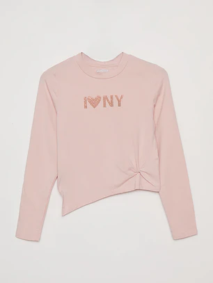 Polera Brillo Lola Rosado Familyshop