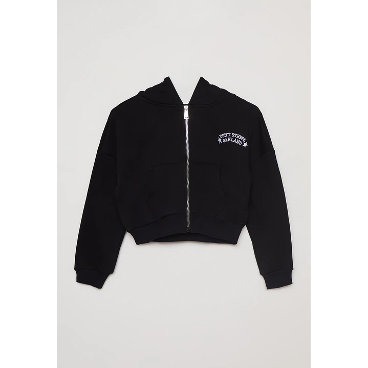 Polerón Bordado Varsity Lola Negro Familyshop 1