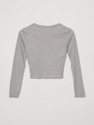 Polera Rullet Lola Gris Familyshop