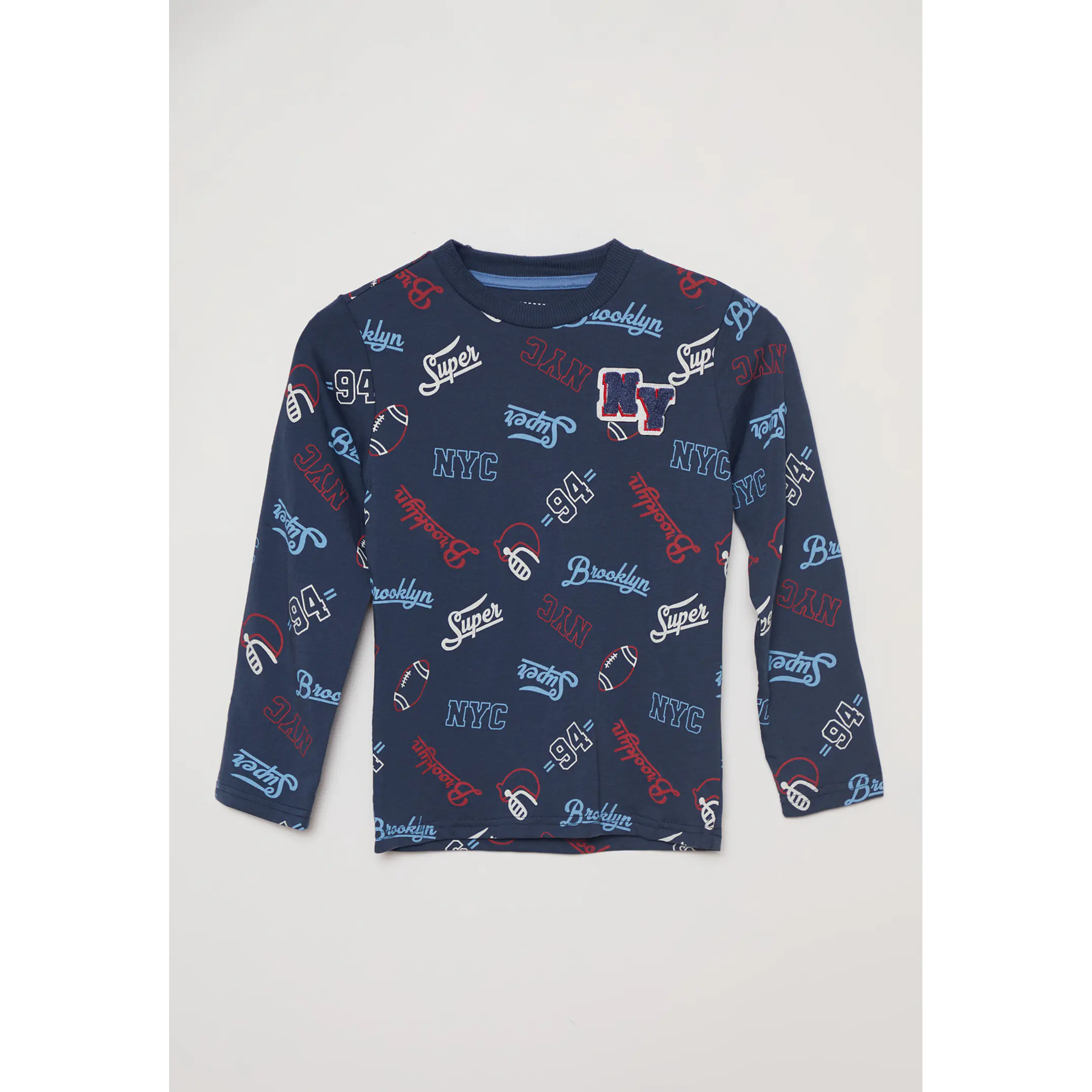 Polera College Niño Azul Familyshop 1