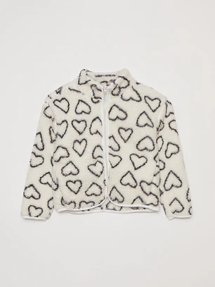 Polar Peludo Niña Blanco Familyshop