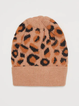 Gorro Animal print Mujer Café Familyshop