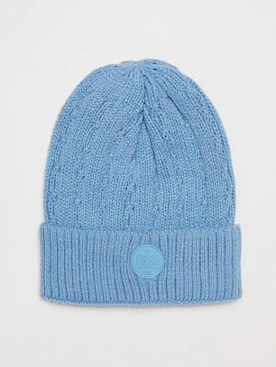 Gorro Trenza Mujer Celeste Familyshop