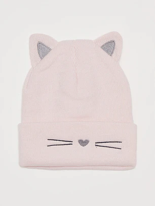Gorro Gatitos Niña Rosado Familyshop