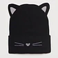 Gorro Gatitos Niña Negro Familyshop - Miniatura 1