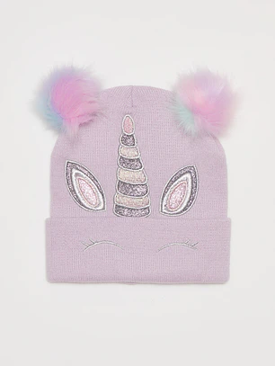 Gorro Unicornio Niña Lila Familyshop