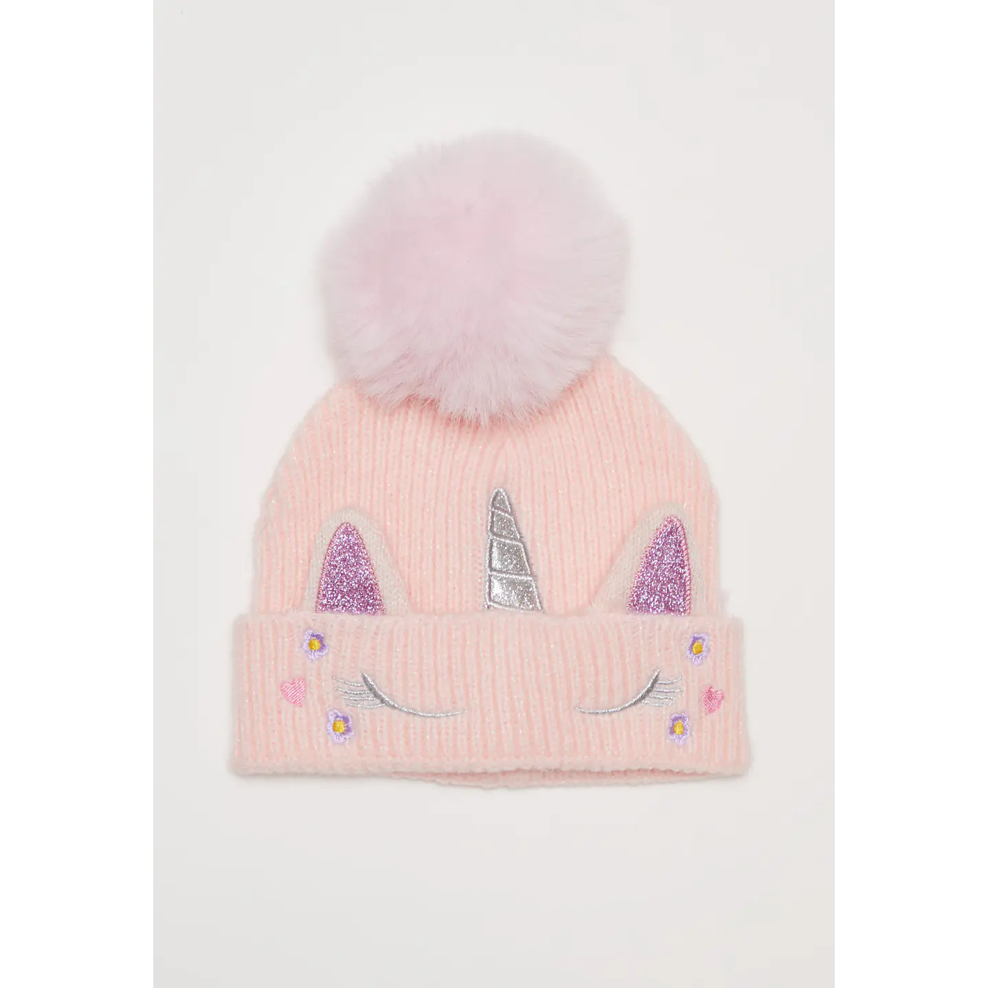 Gorro Unicornio Niña Rosado Familyshop 1