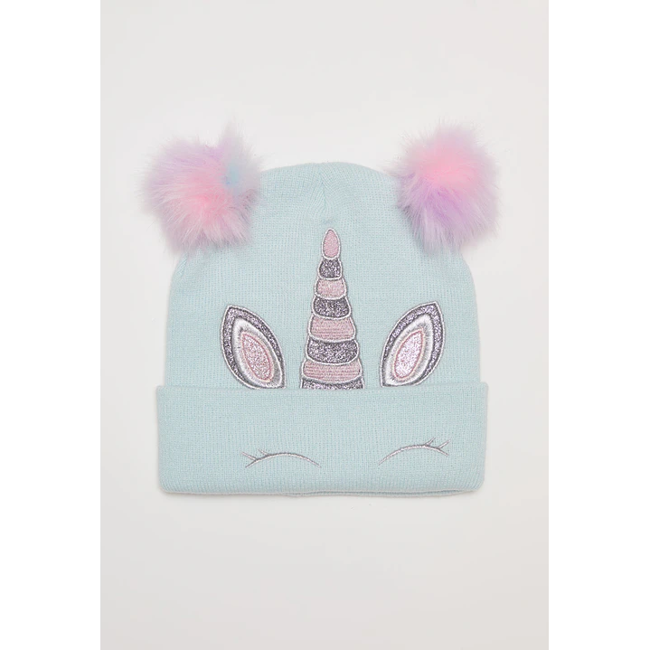Gorro Unicornio Niña Aqua Familyshop 1
