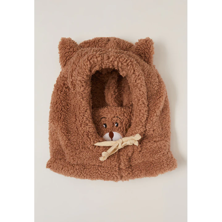 Gorro Pasamontaña Oso Unisex Beige Familyshop 1