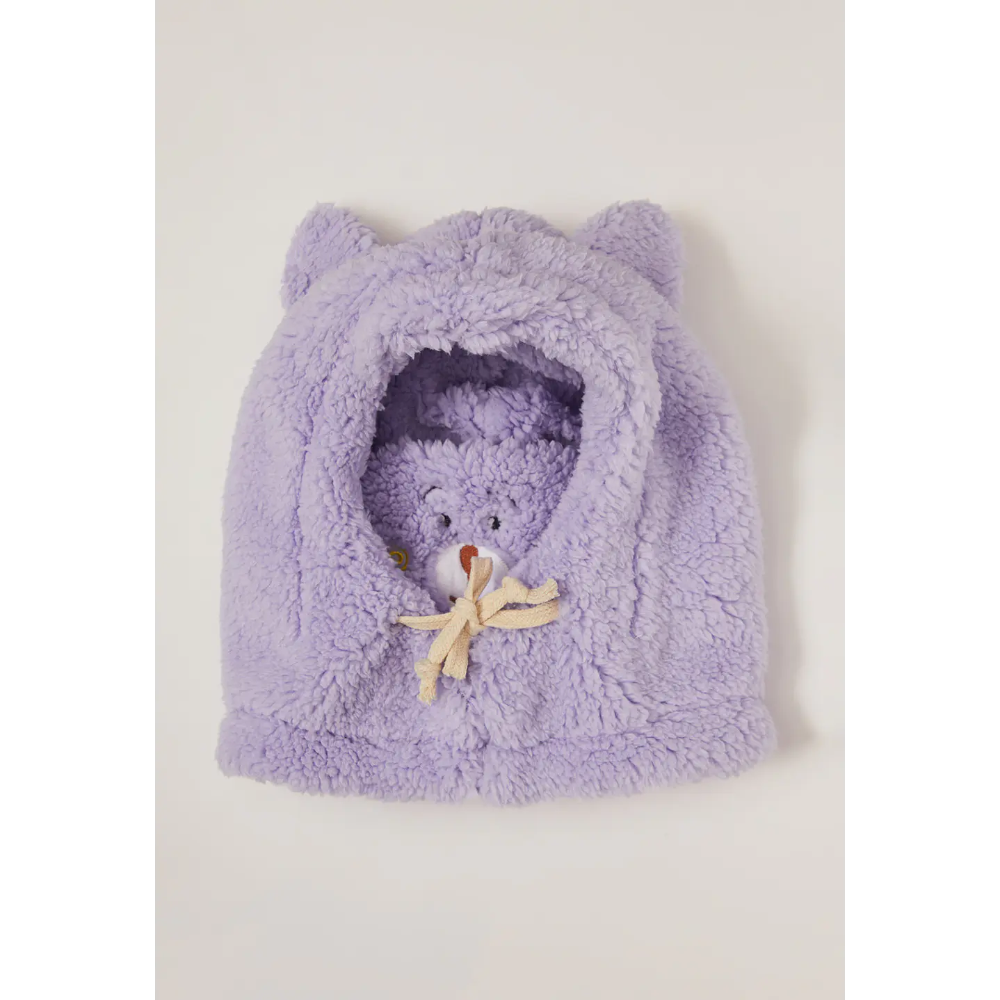 Gorro Pasamontaña Oso Unisex Lila Familyshop 1