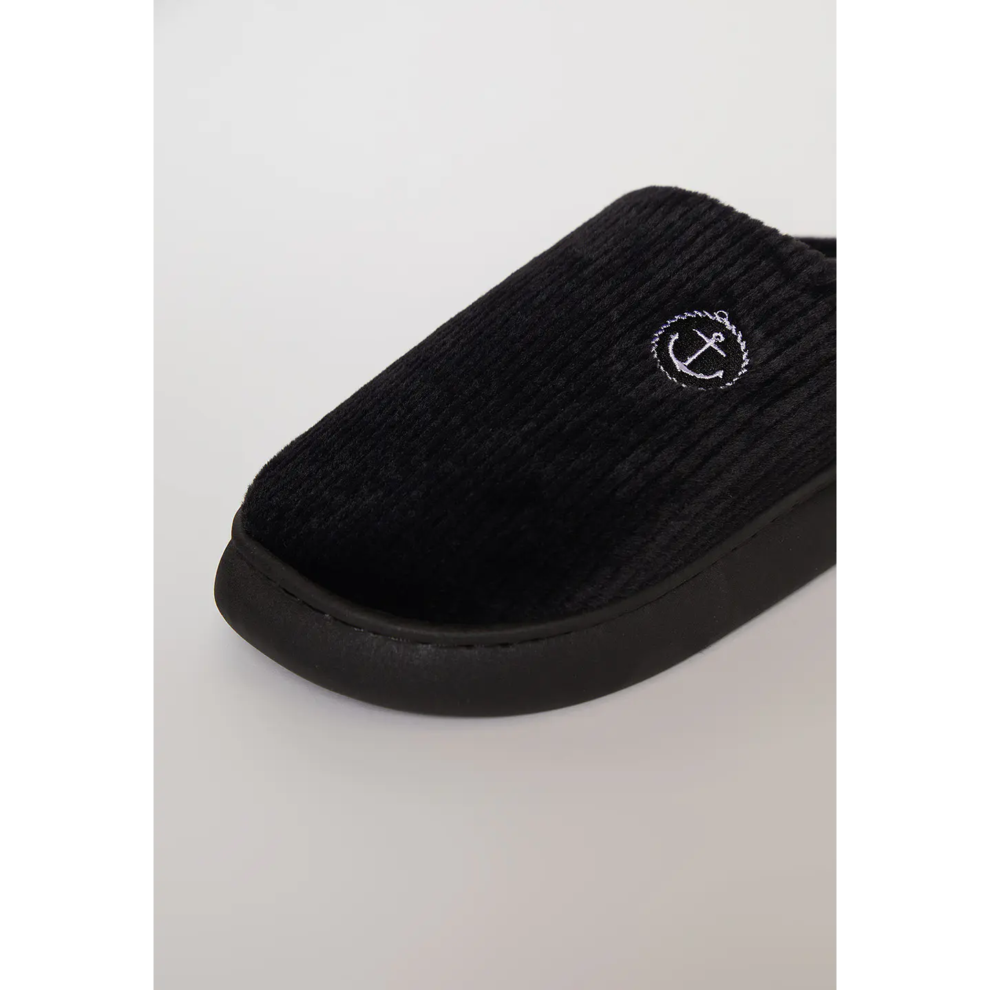 Pantufla Acolchada  Hombre Negro Familyshop 2