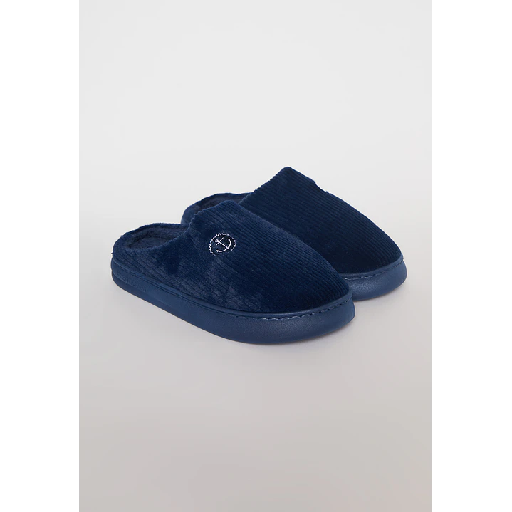 Pantufla Acolchada Hombre Azul Familyshop 1